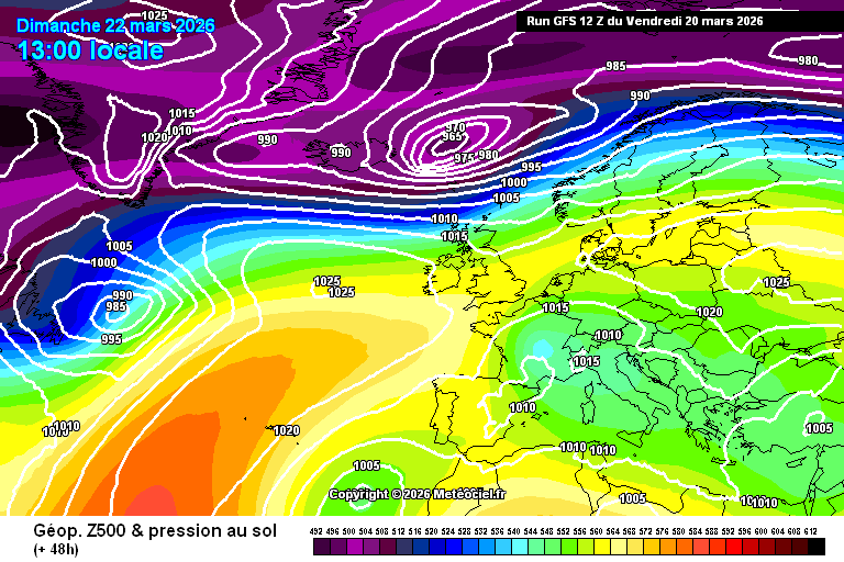 meteo weekend 21 22 marzo arriva un fronte freddo piogge e clima fresco sull8217italia da Retemeteoamatori.it meteo weekend 21 22 marzo arriva un fronte freddo piogge e clima fresco sull8217italia